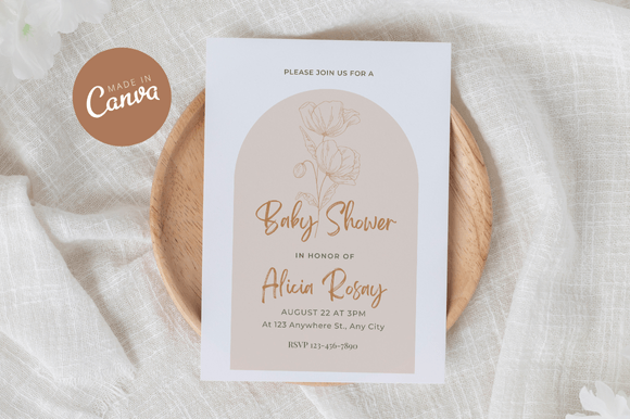 Boho Baby Shower Invitation Canva: A Designer's Guide