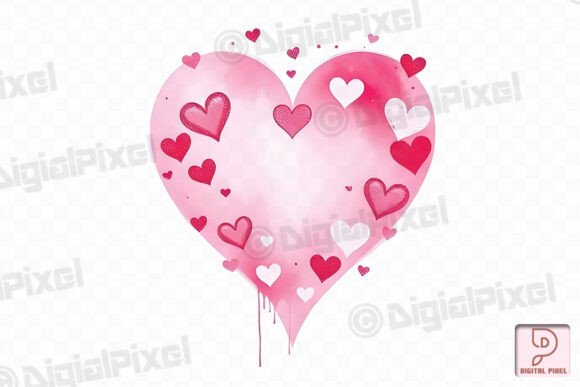 Elevate Your Designs with a Versatile Pink Valentine Heart Shape
