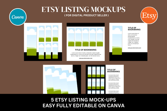 Elevate Your Etsy Shop with Canva Mockup Bundles