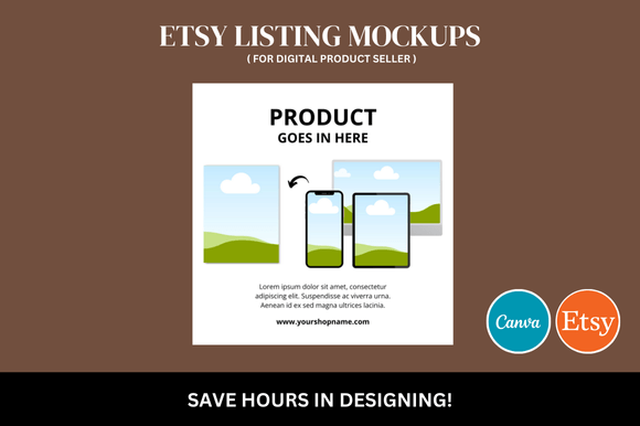 Elevate Your Etsy Shop with Canva Mockup Templates