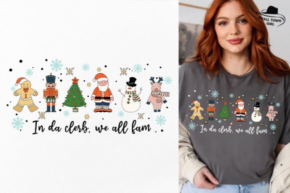 In Da Clerb We All Fam: A Funny Christmas Design Asset