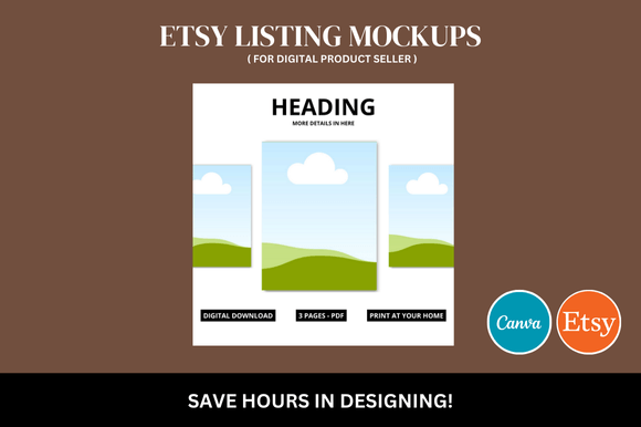 Planne Etsy Canva Mockup: Elevate Your Digital Product Listings