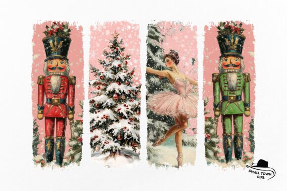 Retro Pink Nutcracker Ballet Christmas: A Designer's Guide