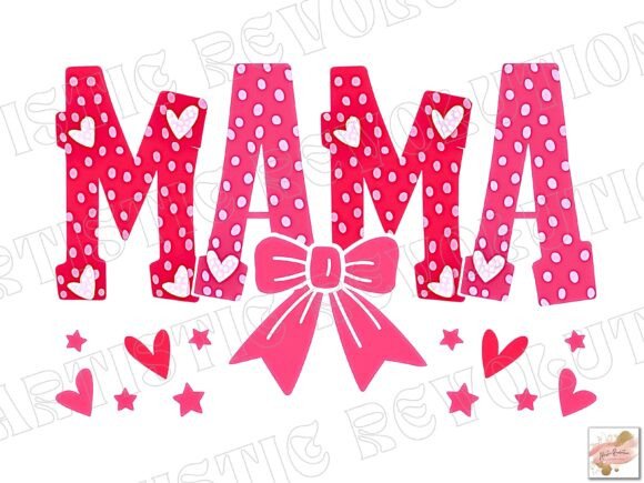 Valentine Mama Coquette PNG: Elegant Design Assets